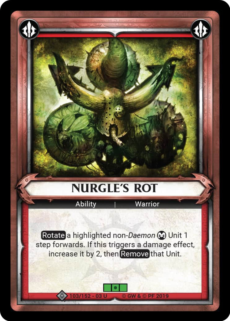 Nurgle’s Rot (Unclaimed) (103) (WHAOSSA) - Warhammer Age of Sigmar Champions TCG Single