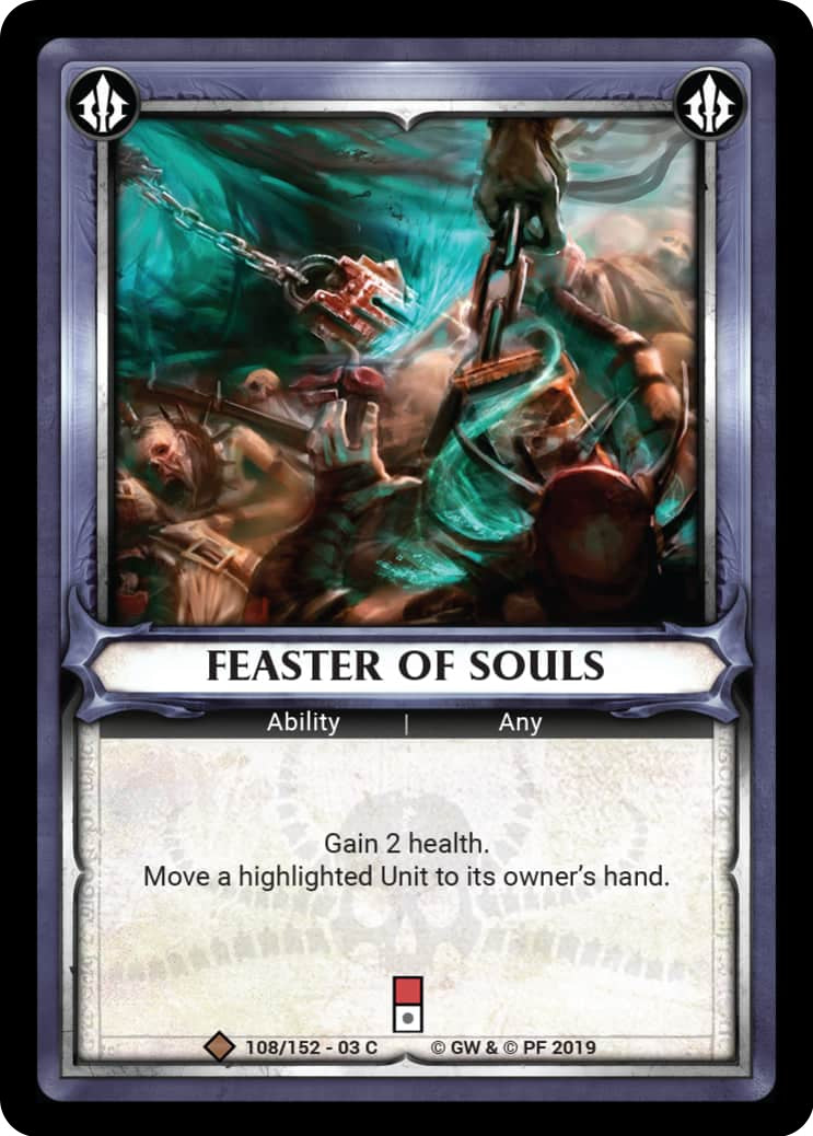Feaster of Souls (Unclaimed) (108) (WHAOSSA) - Warhammer Age of Sigmar Champions TCG Single