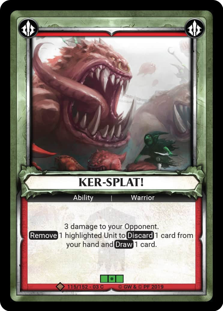 Ker-Splat (Claimed) (115) (WHAOSSA) - Warhammer Age of Sigmar Champions TCG Single