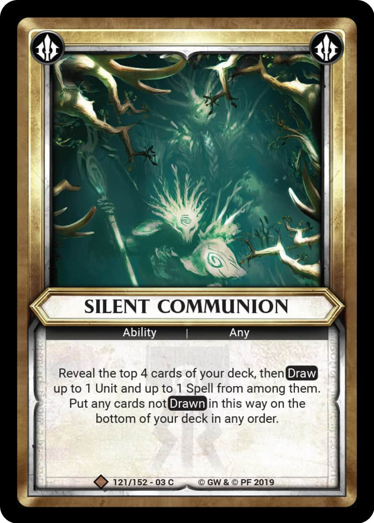 Silent Communion (Unclaimed) (121) (WHAOSSA) - Warhammer Age of Sigmar Champions TCG Single