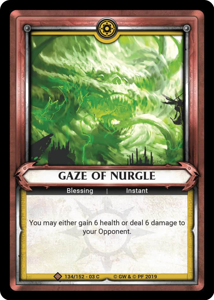 Gaze of Nurgle (Claimed) (134) (WHAOSSA) - Warhammer Age of Sigmar Champions TCG Single