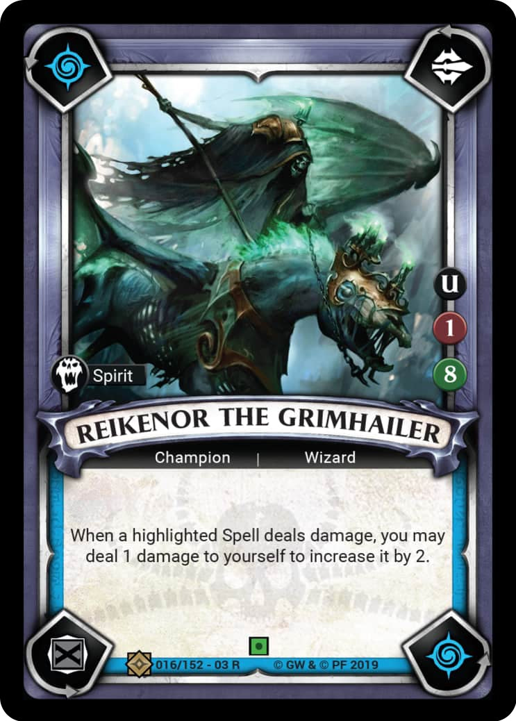 Reikenor the Grimhailer (Claimed) (16) (WHAOSSA) - Warhammer Age of Sigmar Champions TCG Single