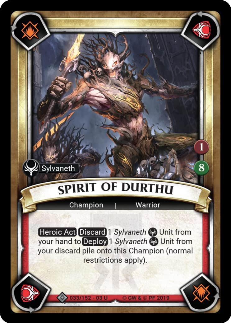Spirit of Durthu (Unclaimed) (33) (WHAOSSA) - Warhammer Age of Sigmar Champions TCG Single