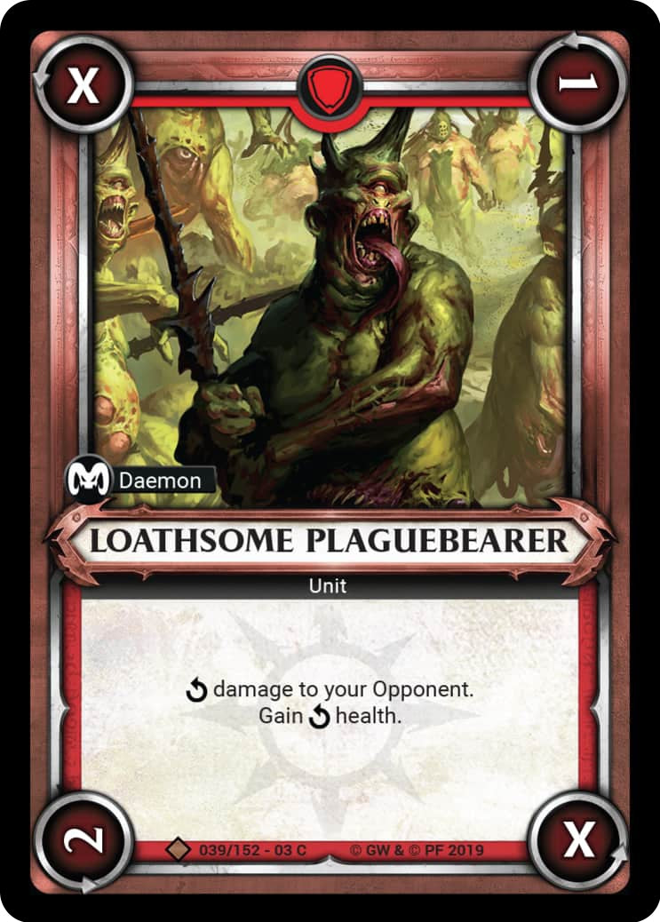 Loathsome Plaguebearer (Claimed) (39) (WHAOSSA) - Warhammer Age of Sigmar Champions TCG Single