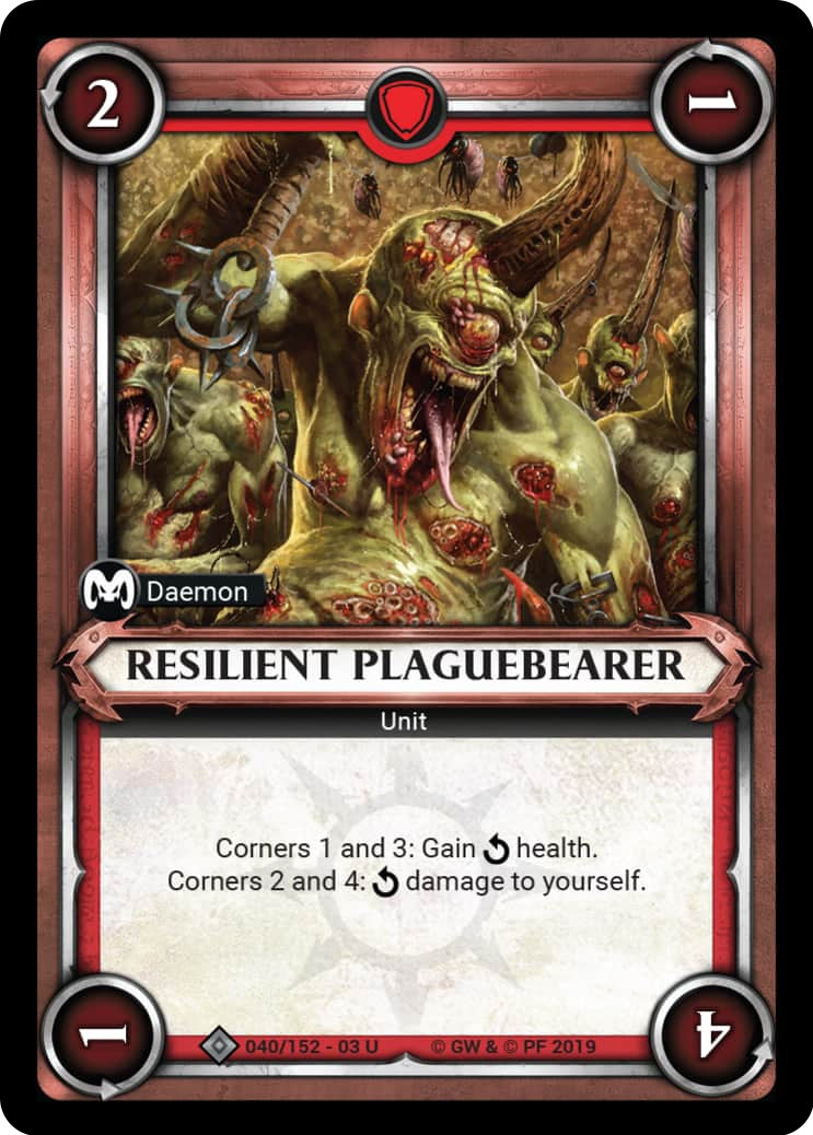 Resilient Plaguebearer (Unclaimed) (40) (WHAOSSA) - Warhammer Age of Sigmar Champions TCG Single