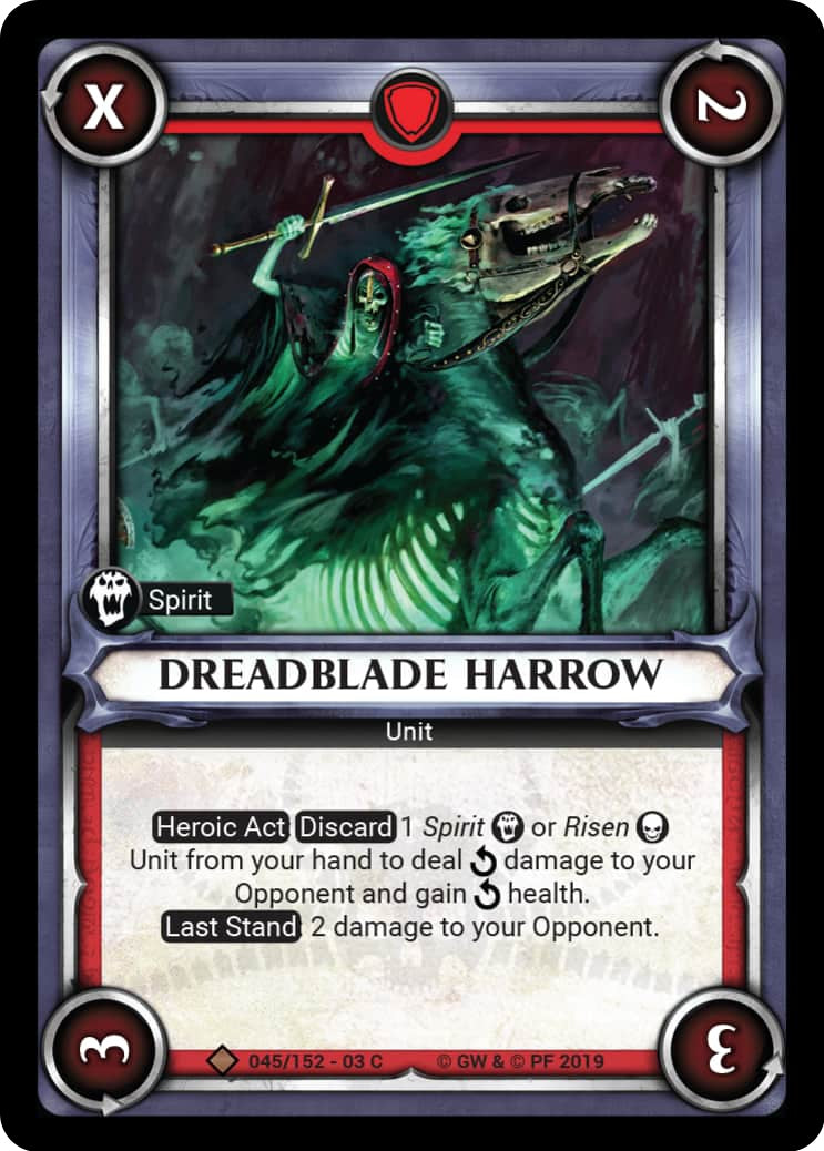 Dreadblade Harrow (Unclaimed) (45) (WHAOSSA) - Warhammer Age of Sigmar Champions TCG Single