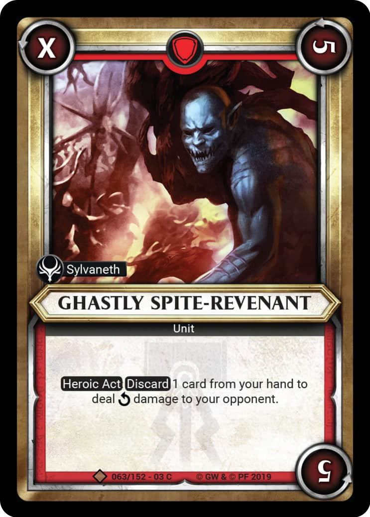 Ghastly Spite-Revenant (Claimed) (63) (WHAOSSA) - Warhammer Age of Sigmar Champions TCG Single