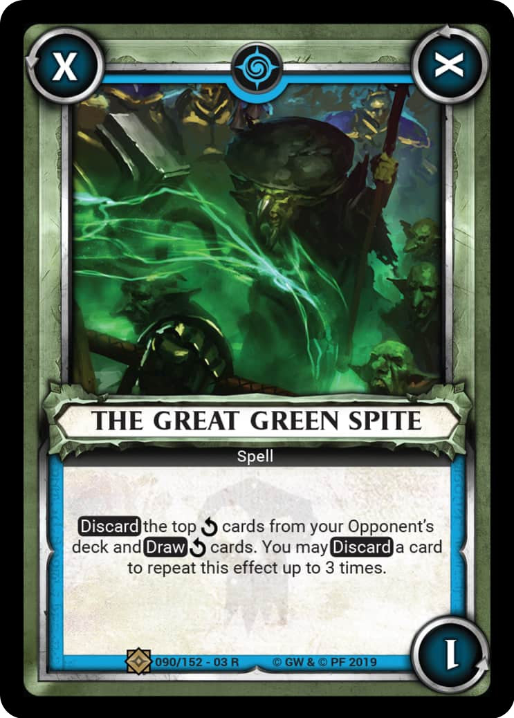 The Great Green Spite (Unclaimed) (90) (WHAOSSA) - Warhammer Age of Sigmar Champions TCG Single