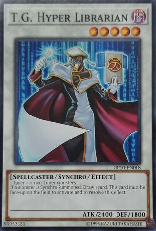 T.G. Hyper Librarian (10018) (OP10) - YuGiOh Single
