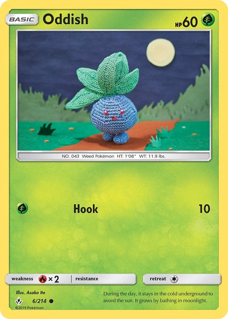 Image for Oddish (6) (6/214) (SM - Unbroken Bonds) - Pokemon