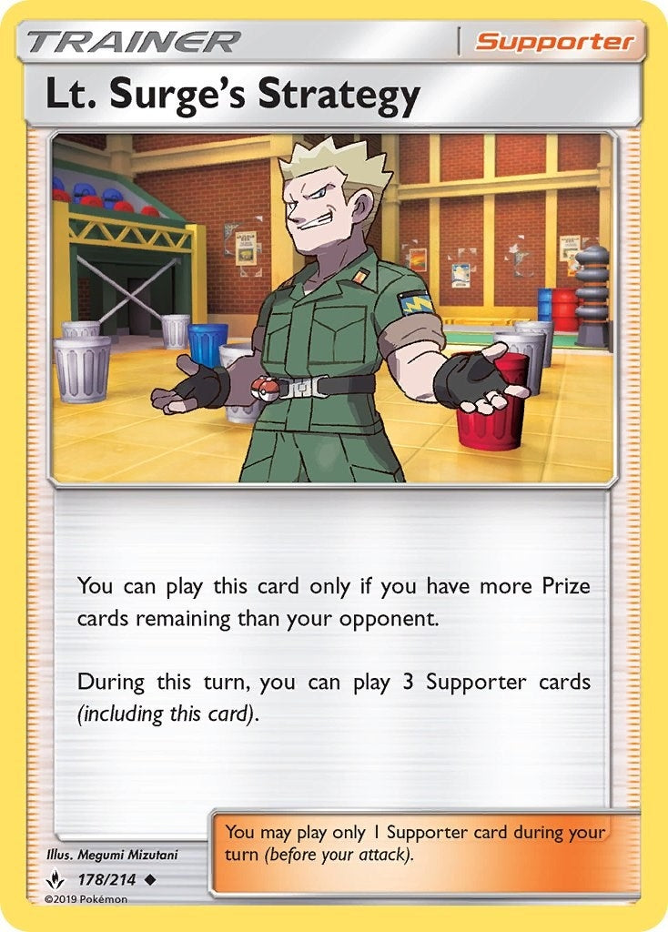 Image for Lt. Surge's Strategy (178/214) (SM - Unbroken Bonds) - Pokemon