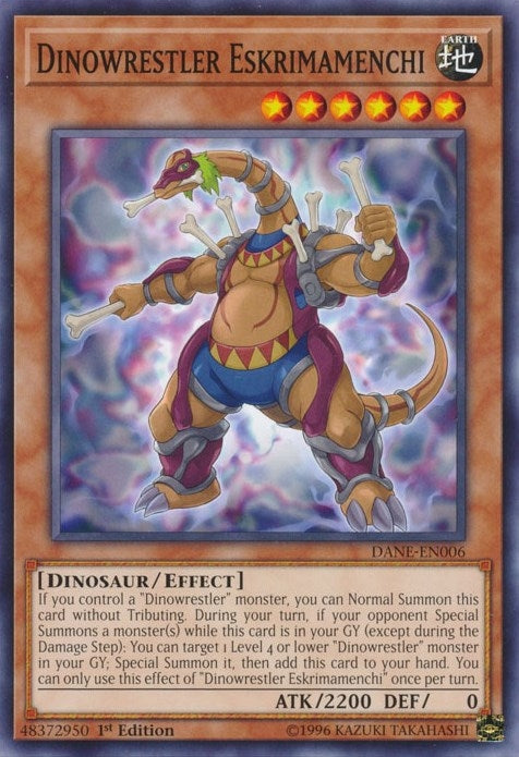 Dinowrestler Eskrimamenchi (6) (DANE) - YuGiOh Single