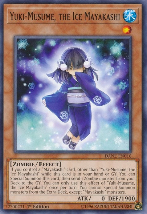 Yuki-Musume the Ice Mayakashi (16) (DANE) - YuGiOh Single