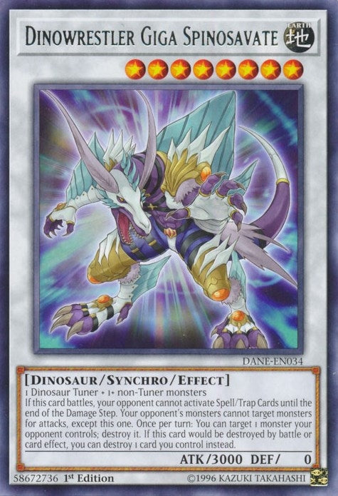Dinowrestler Giga Spinosavate (34) (DANE) - YuGiOh Single