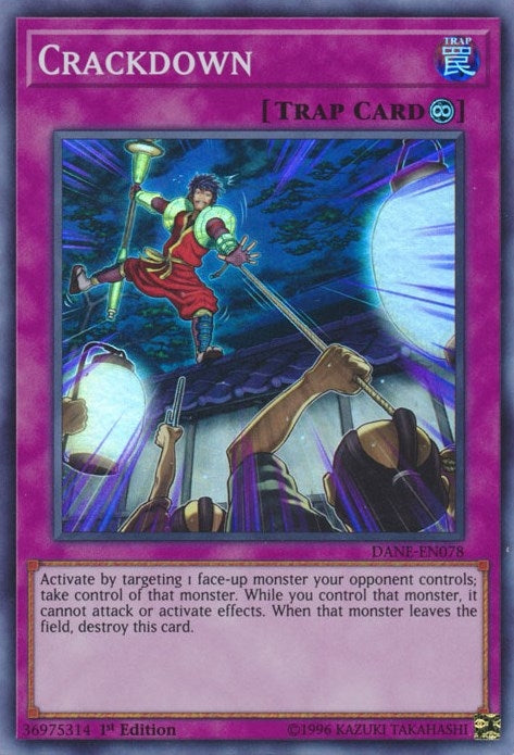 Crackdown (78) (DANE) - YuGiOh Single