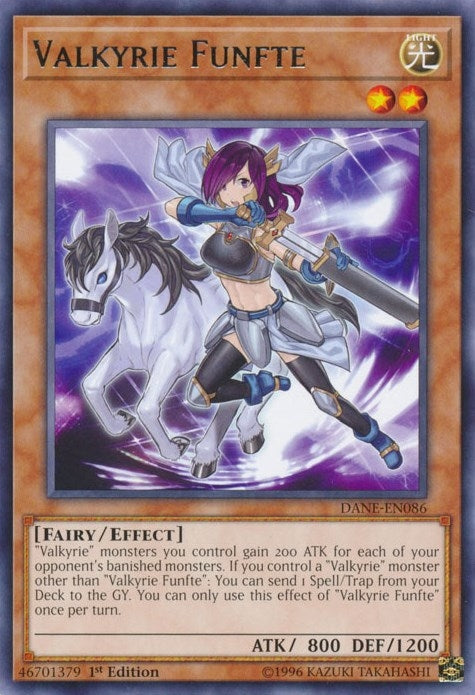 Valkyrie Funfte (86) (DANE) - YuGiOh Single
