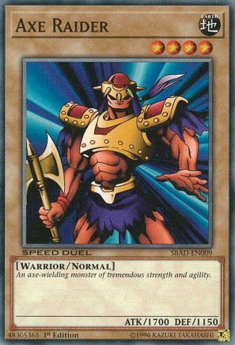 Axe Raider (9) (SBAD) - YuGiOh Single