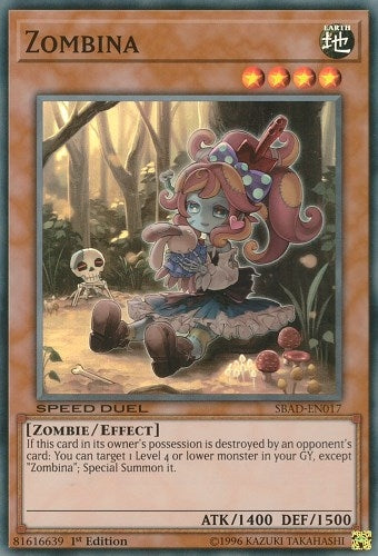 Zombina (17) (SBAD) - YuGiOh Single