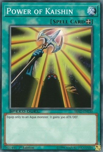 Power of Kaishin (30) (SBAD) - YuGiOh Single