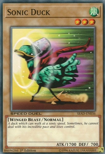 Sonic Duck (36) (SBAD) - YuGiOh Single