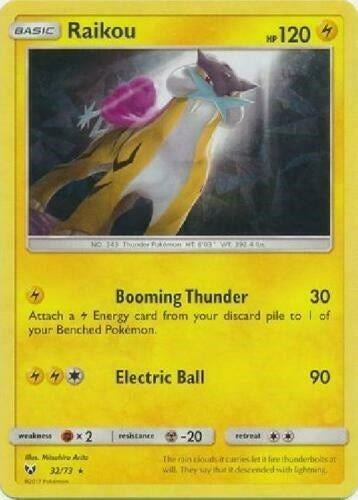 Image for Raikou - 32/73 (Let's Play, Pikachu!) (Cracked Ice Holo) (032/073) (Deck Exclusives) - Pokemon