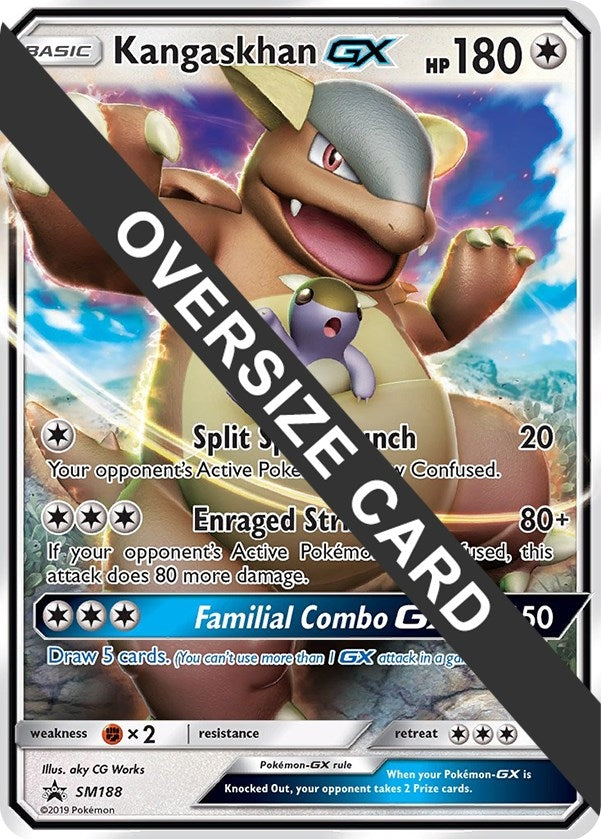 Image for Kangaskhan GX - SM188 (SM Black Star Promo) (SM188) (Jumbo Cards) - Pokemon