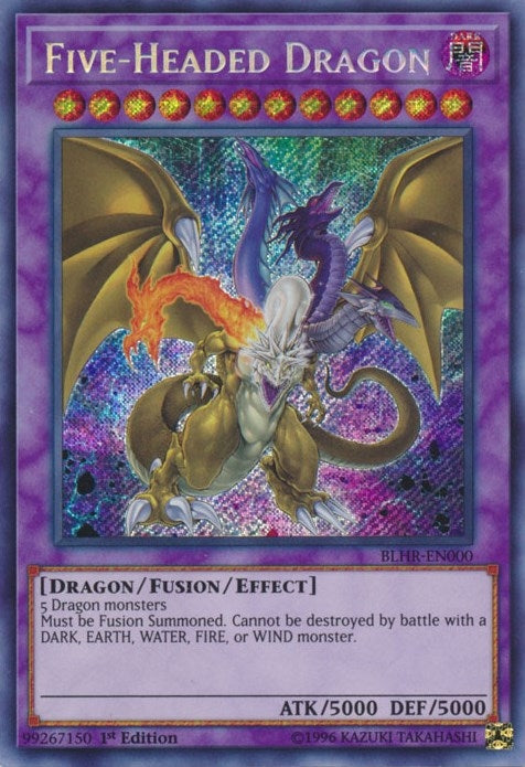 Five-Headed Dragon (0) (BLHR) - YuGiOh Single