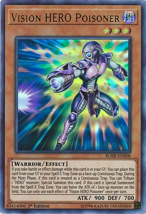 Vision HERO Poisoner (8) (BLHR) - YuGiOh Single