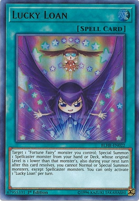 Lucky Loan (22) (BLHR) - YuGiOh Single