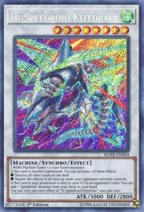 Hi-Speedroid Kitedrake (44) (BLHR) - YuGiOh Single
