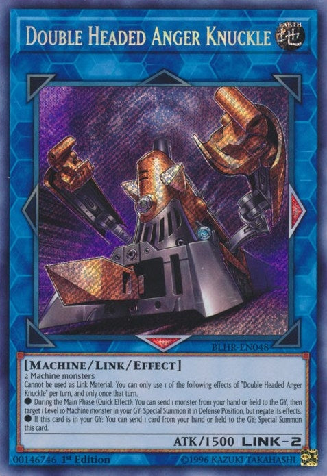 Double Headed Anger Knuckle (48) (BLHR) - YuGiOh Single