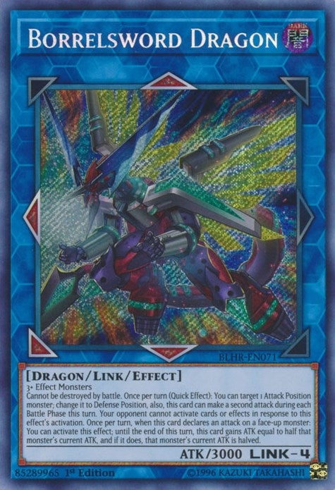 Borrelsword Dragon (71) (BLHR) - YuGiOh Single