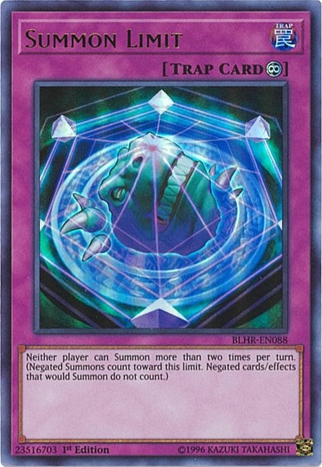 Summon Limit (88) (BLHR) - YuGiOh Single