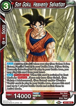Image for Son Goku, Heavenly Salvation (BT7-004) - Dragon Ball Super: Masters