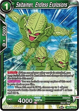 Image for Saibaimen, Endless Explosions (BT7-068) - Dragon Ball Super: Masters