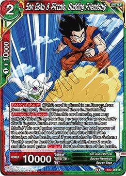 Image for Son Goku & Piccolo, Budding Friendship (BT7-112) - Dragon Ball Super: Masters