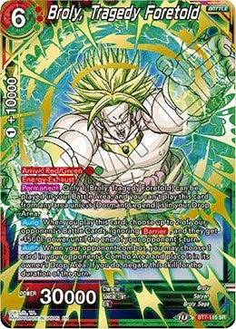 Image for Broly, Tragedy Foretold (BT7-115) - Dragon Ball Super: Masters