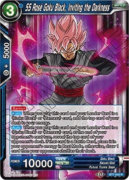 Image for SS Rose Goku Black, Inviting the Darkness (BT7-043) - Dragon Ball Super: Masters