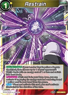 Image for Restrain (BT7-098) - Dragon Ball Super: Masters