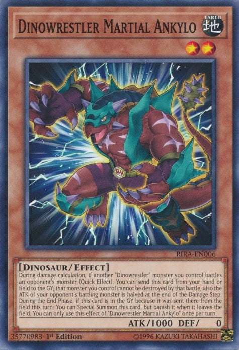 Dinowrestler Martial Ankylo (6) (RIRA) - YuGiOh Single