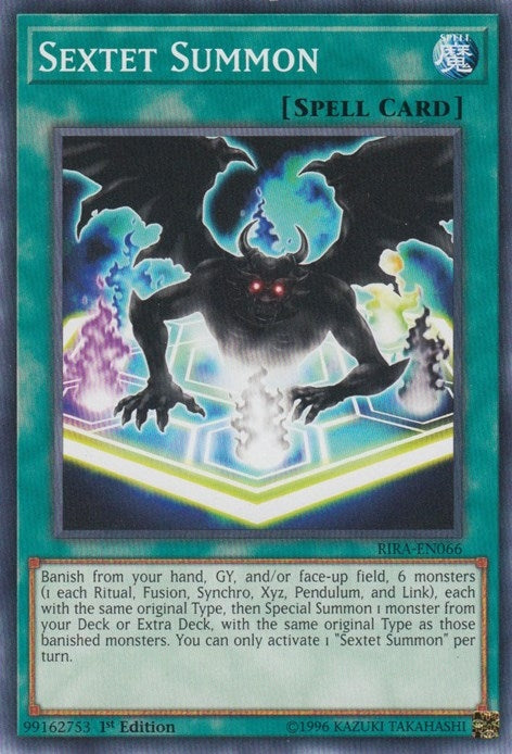 Sextet Summon (66) (RIRA) - YuGiOh Single