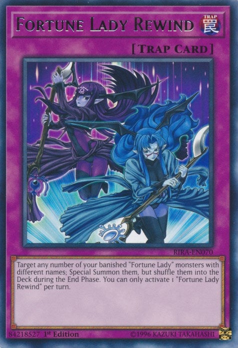 Fortune Lady Rewind (70) (RIRA) - YuGiOh Single