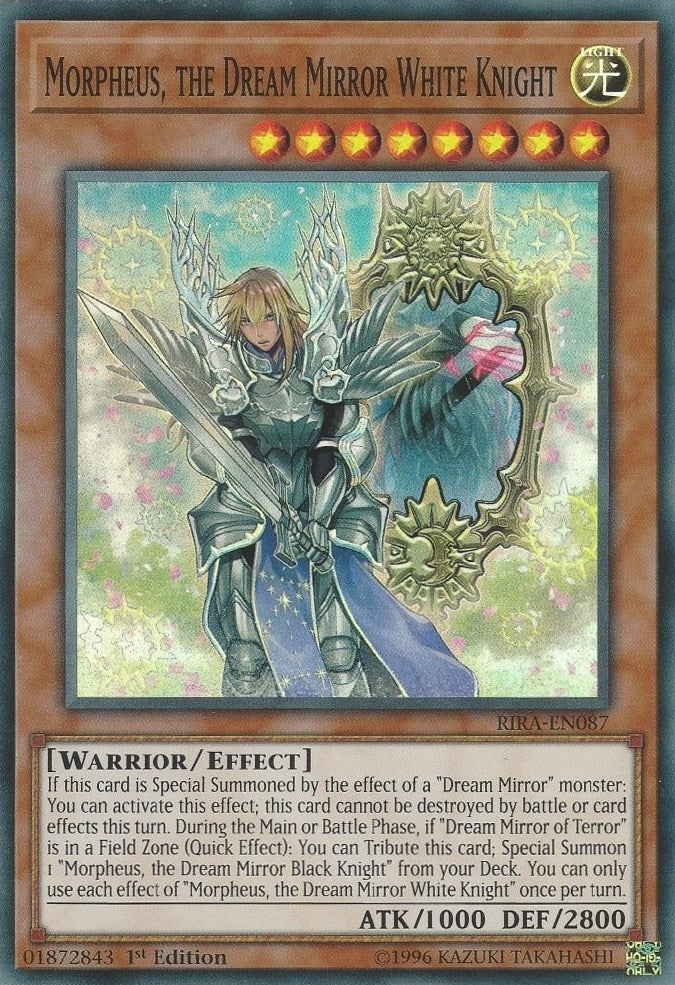 Morpheus the Dream Mirror White Knight (87) (RIRA) - YuGiOh Single