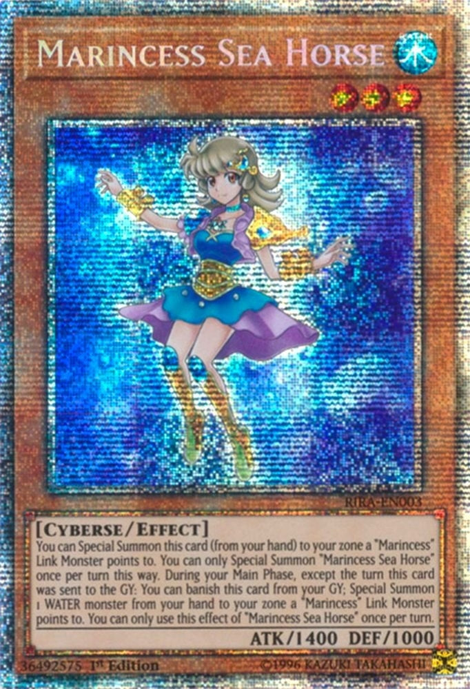 Marincess Sea Horse (Starlight Rare) (3) (RIRA) - YuGiOh Single