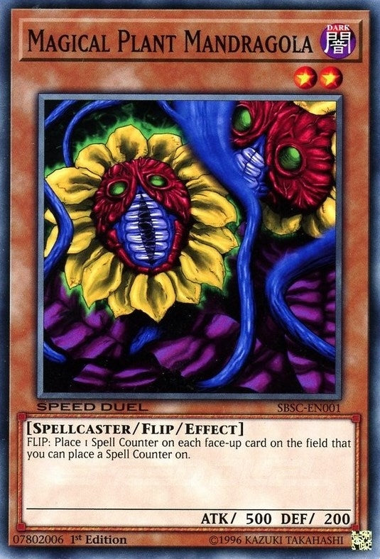 Magical Plant Mandragola (1) (SBSC) - YuGiOh Single