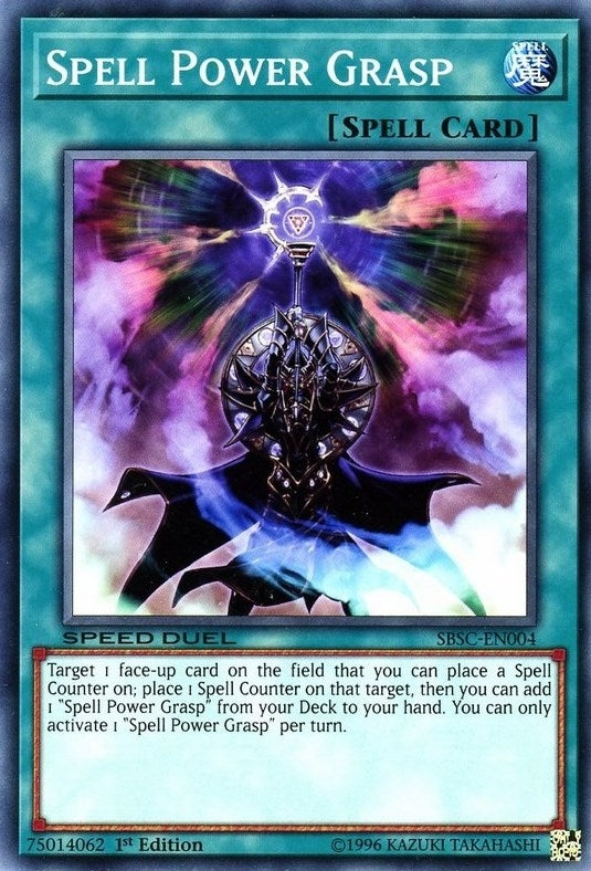 Spell Power Grasp (4) (SBSC) - YuGiOh Single
