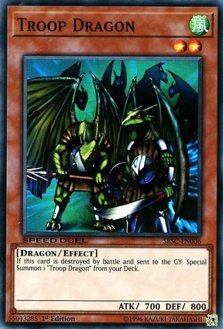 Troop Dragon (6) (SBSC) - YuGiOh Single