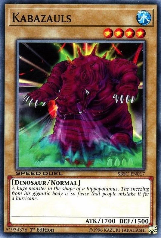 Kabazauls (17) (SBSC) - YuGiOh Single