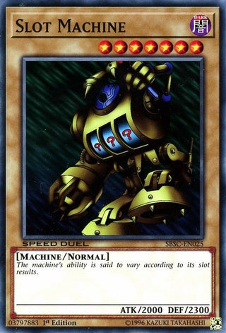 Slot Machine (25) (SBSC) - YuGiOh Single
