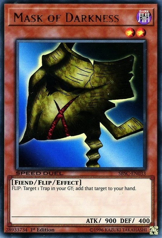 Mask of Darkness (33) (SBSC) - YuGiOh Single